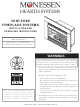 Monessen Hearth VENT-FREE DIS33G Installation And Operating Instructions Manual