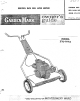 Montgomery Ward Garden Mark ZYJ-197A Owner's Manual