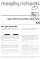 Morphy Richards Series 2000 Owner's Manual