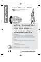 Morphy Richards Ecovac vacuum cleaner Instructions Manual