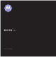 Motorola MOTO 6803611F08 User Manual