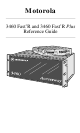 Motorola 3460 Fast'R Reference Manual
