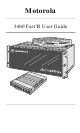 Motorola 3460 Fast’R User Manual