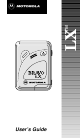 Motorola BRAVO LX User Manual