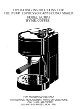 Mr. Coffee ECMP3 Operating Instructions Manual