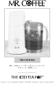 Mr. Coffee TM3 SERIES Instruction Manual