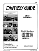 MTD 245-692-000 Owner's Manual