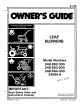 MTD 24695-8 Owner's Manual