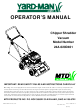 Yard-Man 24A-020D401 Operator's Manual