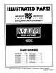 MTD Shredder 770-95-7B Illustrate Parts List