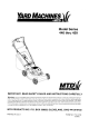 Yard Machines 440 Thru 459 Owner's Manual