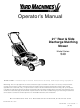 Yard Machines 540 Series Operator's Manual