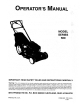 MTD 560 Series Operator's Manual