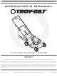 Troy-Bilt 838 Operator's Manual