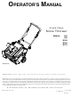 MTD 140 Operator's Manual
