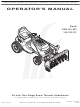 MTD 190-032-101 Operator's Manual