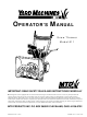 Yard Machines 611 Operator's Manual