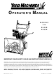 Yard Machines 615 Operator's Manual