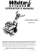 White Outdoor 393 Operator's Manual