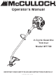 McCulloch MT700 Operator's Manual