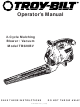Troy-Bilt TB320BV Operator's Manual
