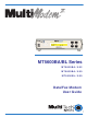 Multitech MultiModem II MT5600BA–V.90 User Manual