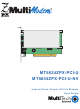 Multitech MultiModem MT5634ZPX-PCI-U User Manual