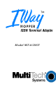 Multitech IWAY MT128ISA-SD Owner's Manual