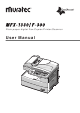 Muratec F-300 User Manual