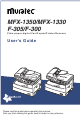 Muratec MFX-1350 User Manual