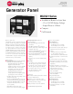 Murphy Generator Panel MGC921 Series Specifications