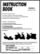 Murray 425001x99A Instruction Book