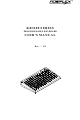 POSIFLEX KB3100 Series User Manual