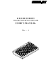 POSIFLEX TM KB3100 User Manual