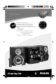 Philips Mini Hi-Fi System FWC555 Manual
