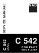 NAD C 542 Service Manual