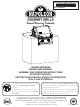 Napoleon BISB245-SIDE BURNER Assembly And Operating Instructions Manual