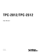 National Instruments Touch Panel Computer TPC-2012 User Manual
