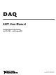 National Instruments 6527 User Manual