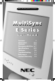 NEC MultiSync E500 User Manual