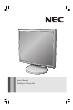 NEC MultiSync LCD1570NX User Manual