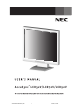 NEC AccuSync LCD52V User Manual