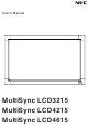NEC MultiSync LCD4615 User Manual