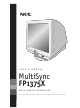 NEC NEC MultiSync FP1375X  FP1375X FP1375X User Manual