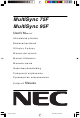 NEC NEC MultiSync 95F User Manual