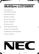 NEC NEC MultiSync LCD1560NX  LCD1560NX LCD1560NX User Manual
