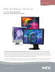NEC NEC MultiSync LCD2070NX  LCD2070NX LCD2070NX Brochure & Specs