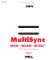 NEC MT1030+ User Manual
