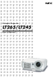 NEC LT265 User Manual