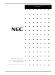 NEC NECCare Standard/300 Maintenance Manual